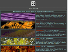 Tablet Screenshot of pixel-lab.org